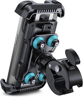 Lamicall Mobile Phone Holder for Motorcycle, Anti-Vibration, Bicycle Phone