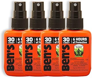 Ben's 30% DEET Mosquito, Tick and Insect Repellent, 37ml Pump, Pack of 4