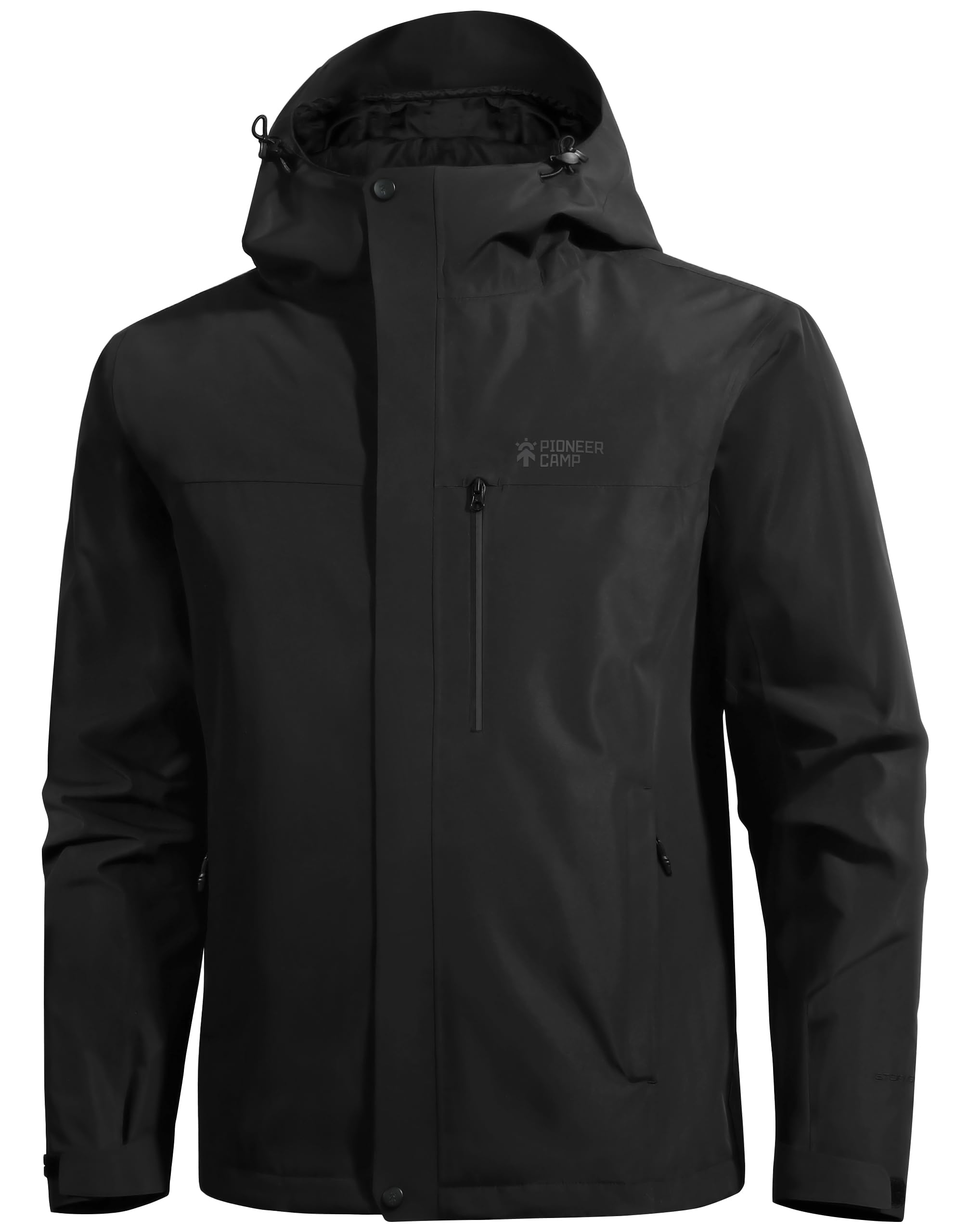 Pioneer Camp 2L Waterproof Hiking Jacket,10000mm Ripstop Rain Jacket
