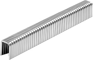 SITLDY 1000-Count 18 Gauge 1/4 Inch Narrow Crown Staples 1/2 Inch Length | Heavy Duty Galvanized Staples fit Pneumatic, Electric 18GA Stapler Gun for Trim, Cabinet, Furniture & Wood Projects Pack