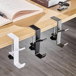 Headphone Stand, Table Edge Hanging Hook, Portable Desktop Hook for Bag Decoration and Organization for Computer Accessories, Gaming Headset Study Desk