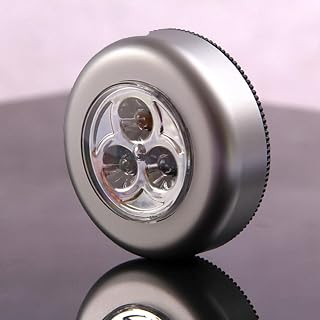 Wireless LED Touch Light, Battery Operated, LED Puck Light for Cabinets, Cabinets and Shelves, Portable Touch Activated Night Light