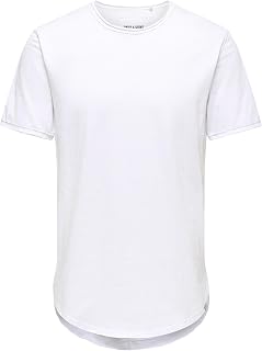 Only & Sons T-Shirt T-Shirts Long Line Fit Round Neck
