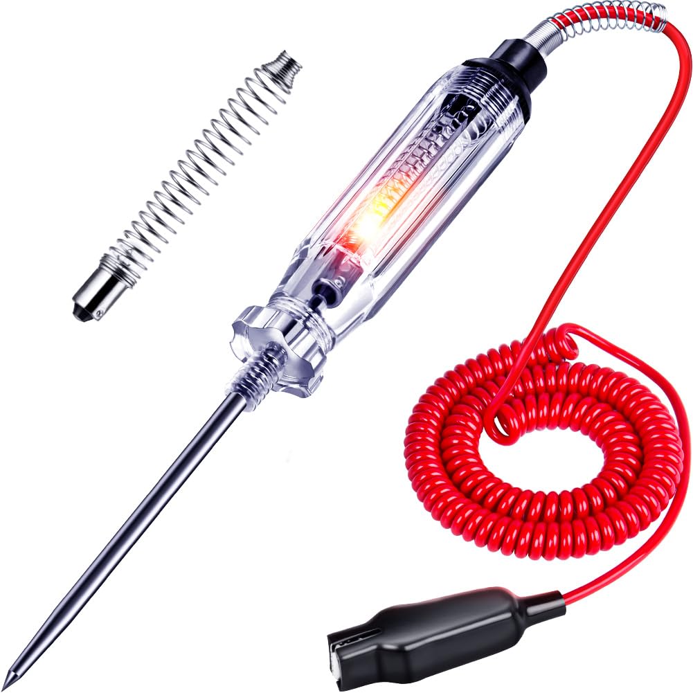 Heavy Duty 6-24V Automotive Circuit Tester w/Replacement Indicator Light | 6-24V