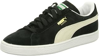 PUMA Men's Suede Classic+ Fashion Sneakers, Schwarz Black White, 38 EU