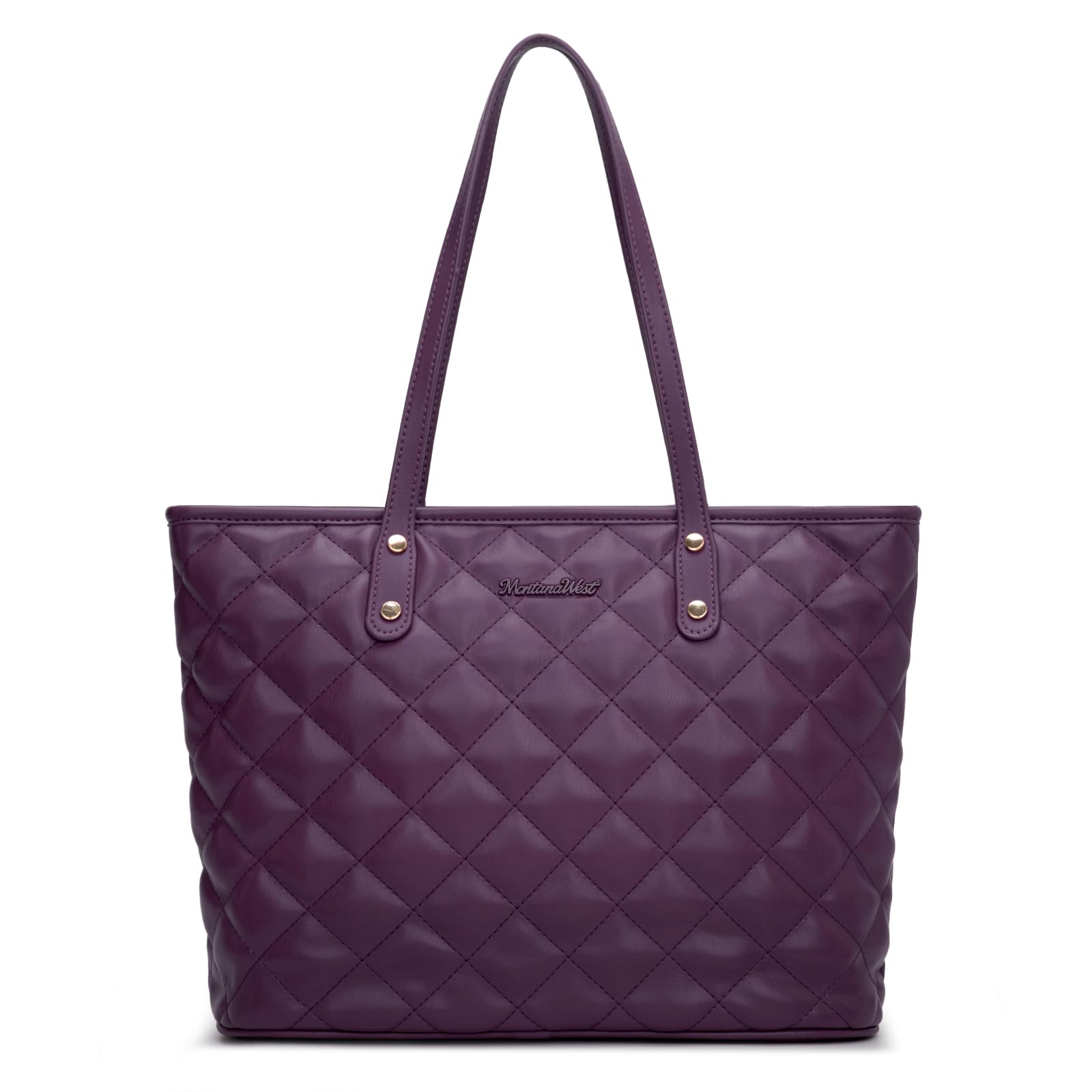 Montana West quilted handbag for women handbag tote handbag large shoulder bag f