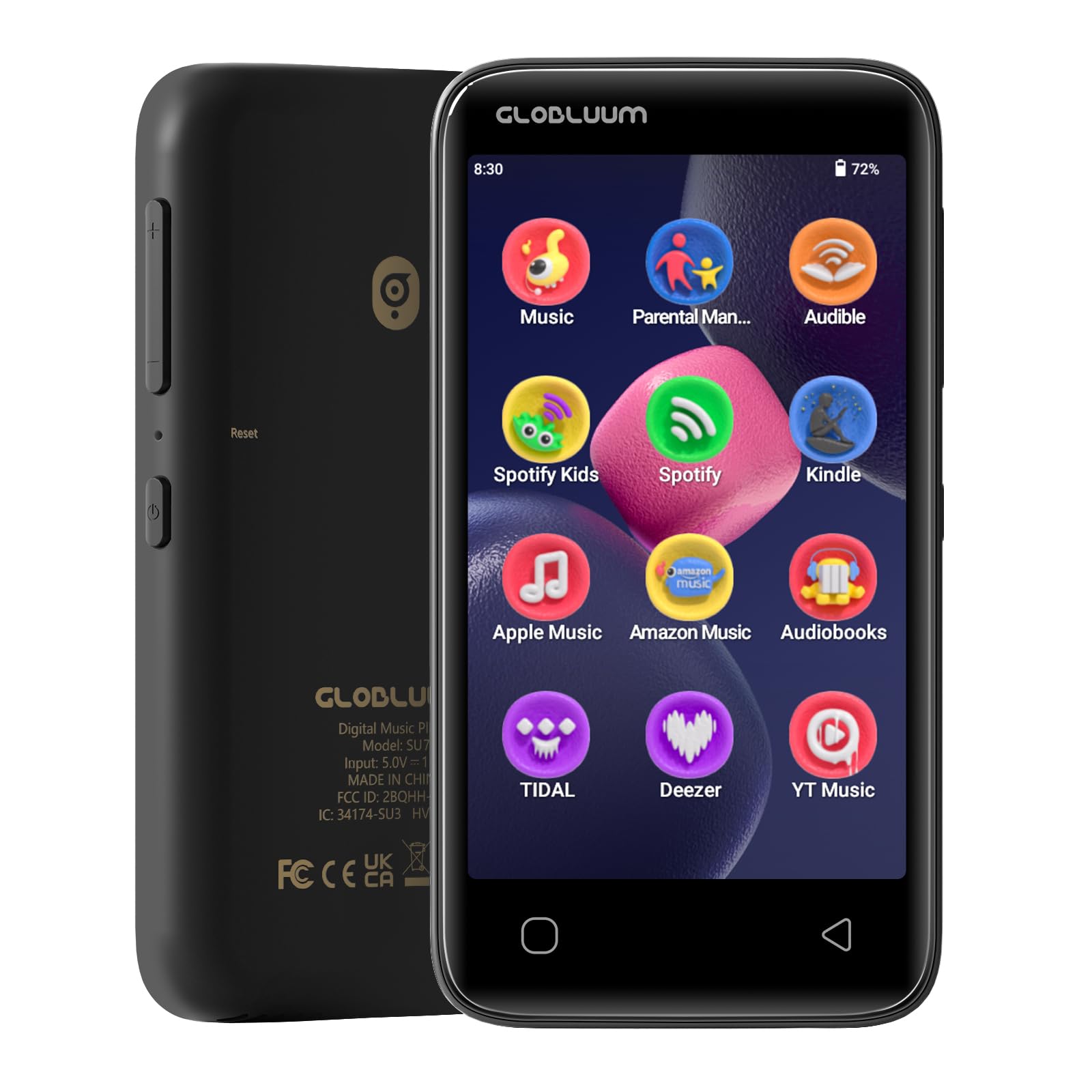 MP3 Player with Bluetooth and WiFi, Spotify Compatible, Music Player 96GB | Stre