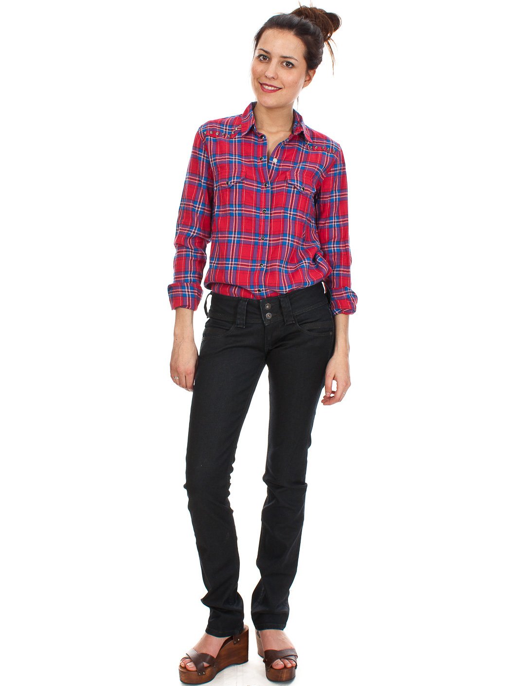 Pepe Jeans Women's Venus Jeans Regular Fit Low Waist Authentic Rope