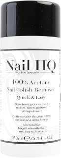 Nail HQ 100% Acetone Nail Polish Remover - 150ml - Express & Easy