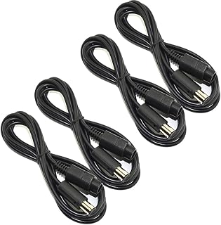 Ssgamer 4X 6ft Wii/Gamecube Extension Cables for Nintendo Wii Gamecube GCN (4 Pack)