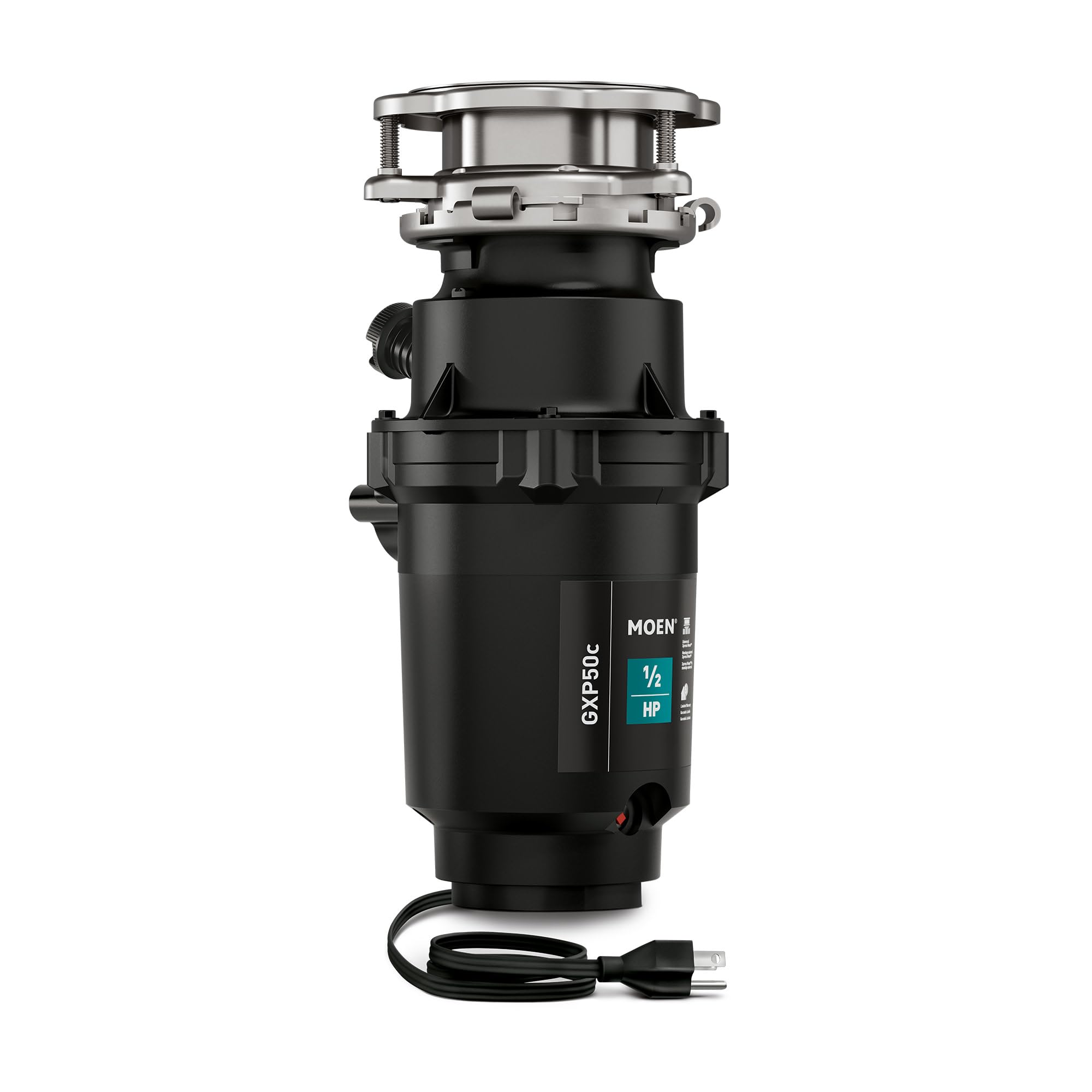 Moen Prep Series PRO Continuous Feed Compact Garbage Disposal for Kitchen Sink w