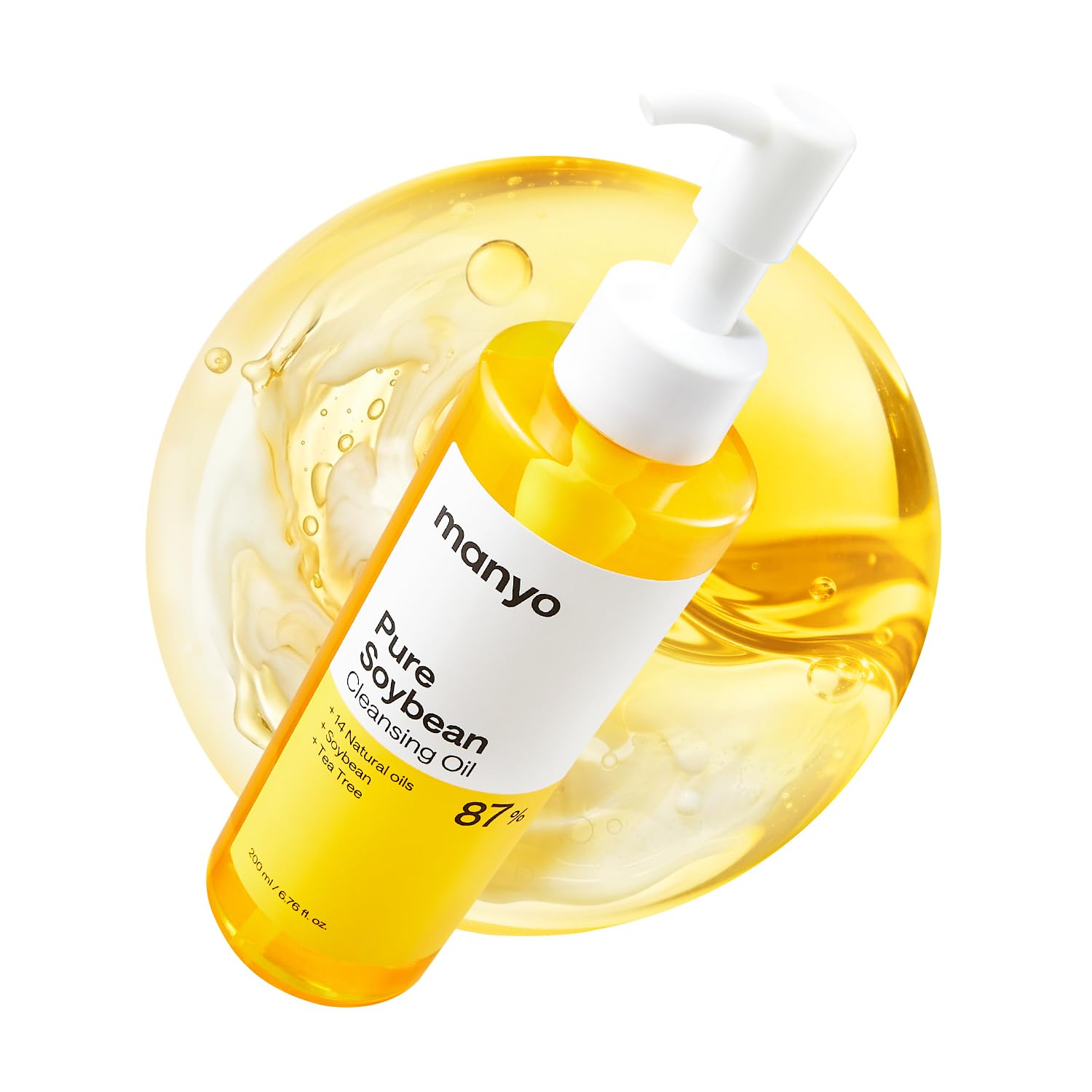 MANYO Pure Cleansing Oil, Makeup Remover, Blackhead &amp; Pore Care, 6.76 fl oz 