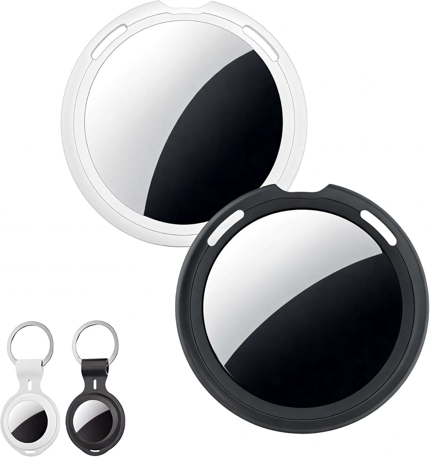 2 Pack Air Tracker Tags MFi Certified Works with Apple Find My iOS Only | Blueto