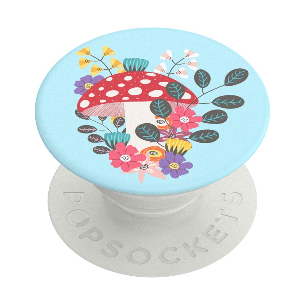 PopSockets: PopGrip Shroom Blooms with Bar Top for Mobile Phones and Tablets