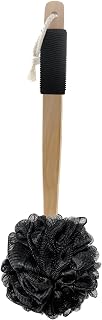 Amazon Basics Exfoliating Loofah Brush, Body Scrubber for Shower, Bath Sponge
