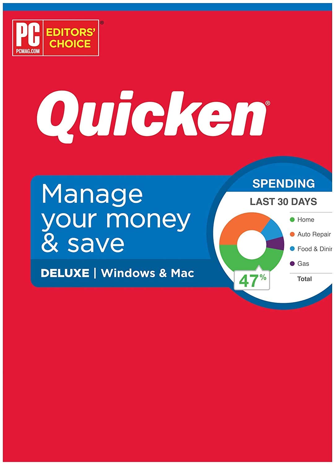Quicken Deluxe Personal Finance – Manage your money and save – 1-Year Subscripti