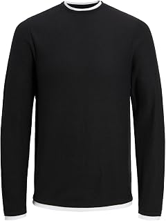 JACK & JONES Male Knitted Jumper Plain Knitted Jumper