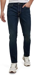 DKNY Bedford Slim Fit Jeans for Men - Tapered Leg Stretch Denim Pants, Classic 5-Pocket Styling | Mens Slim Fit Jeans