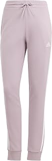 adidas Women's Essentials 3-Stripes French Terry Cuffed Pants
