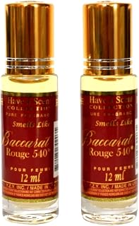Oil Perfume Baccarat Rouge Parfum 12ml (Pack of 2)