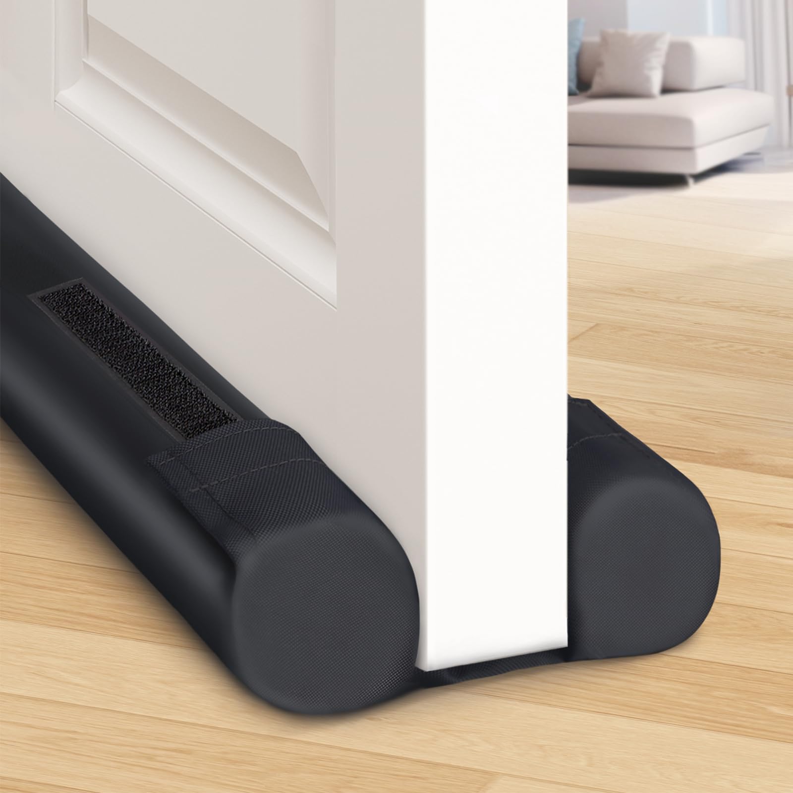 BlissTrends 36 in Under Door Draft Stopper, Covers Gaps up to 2.36 in,Black | Ad