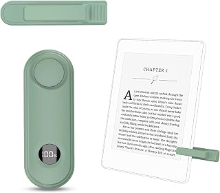 Remote Control Page Turner for Kindle Paperwhite Scribe Oasis Accessories | Remote Clicker for iPhone,Tablets Reading Camera Video Record Remote Triggers, Light Green