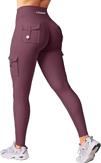 YEOREO CoreFlex Women's Workout Cargo Leggings with Pockets - Sports Leggings for Women - Yoga Pants