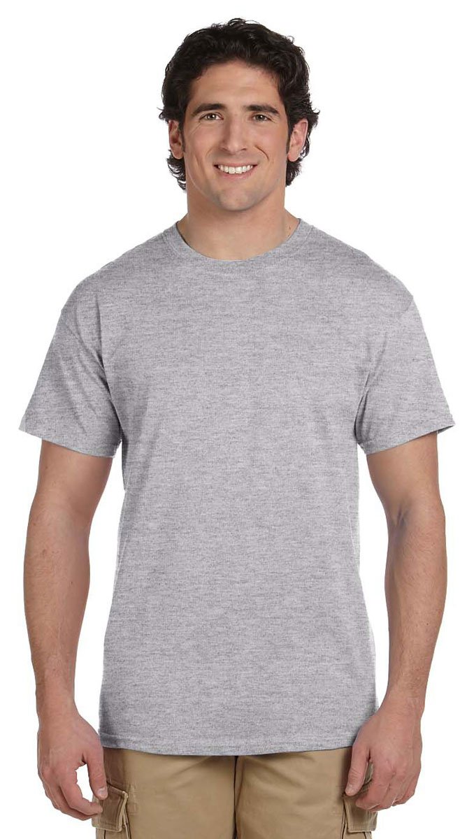 Gildan Men's Ultra Cotton Crew Neck Short Sleeved T Shirt Top Classic Item Men's
