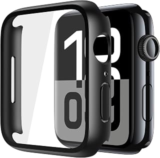 Piuellia 2 Pack Black Hard Case for Apple Watch Series 11 Series 10 46mm | Protective Screen Protector for Apple Watch S11/S10, Anti-Drop Ultra-thin Full Coverage PC Cover