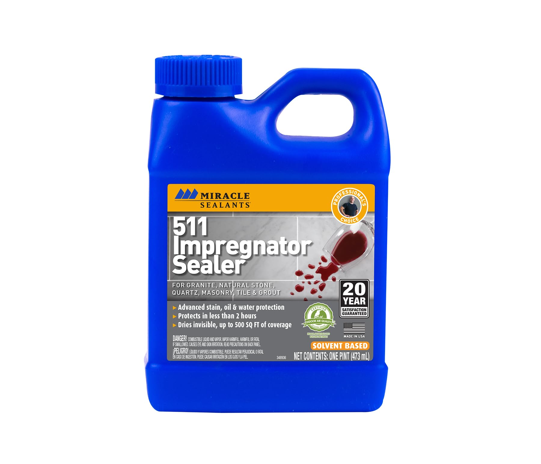 Miracle Sealants 511 Impregnator Penetrating Stone & Tile Sealer, Pint | Penetra