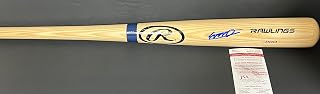 Vladimir Guerrero Jr Toronto Blue Jays Autographed Signed Blonde Baseball Bat JSA WITNESS COA