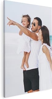 Print Maniacs Personalised Birthday Gifts for Women, Personalised Canvas with Photo, Customised Photo Canvas, Customise with Picture, Personalized Women Gifts for Birthday