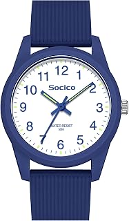 SOCICO Kids Analog Watch 30M Water Resistant Sports Watch for 5-15 Years Old Easy Read Kids Watch