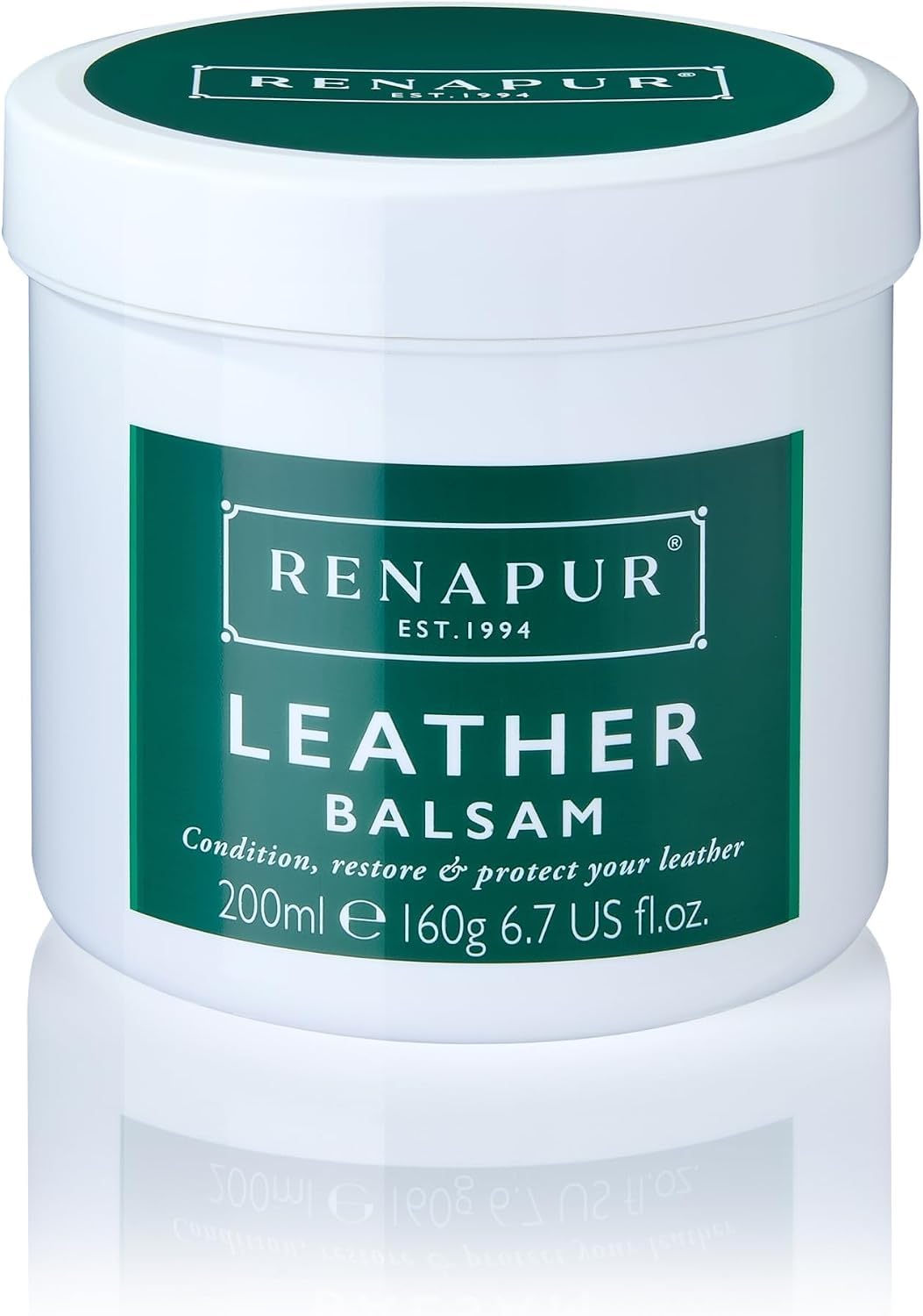 Renapur Leather Conditioner | Restores, Protects, Revives | Leather Balsam | Nat