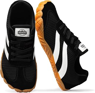 Barefoot Shoes Women Casual Sneakers,Wide Toe Box Shoe Women Zero Drop Shoe | Barefoot Shoes Men,Minimalist Trail Running Shoe,Non-Slip Lightweight Breathable Comfortable Fashion Walking Hiking Shoes
