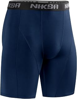 Niksa Men's Compression Shorts, Pack of 1 or 2 Pieces, Functional Underwear for Men, Running Underwear, Breathable and Quick Drying