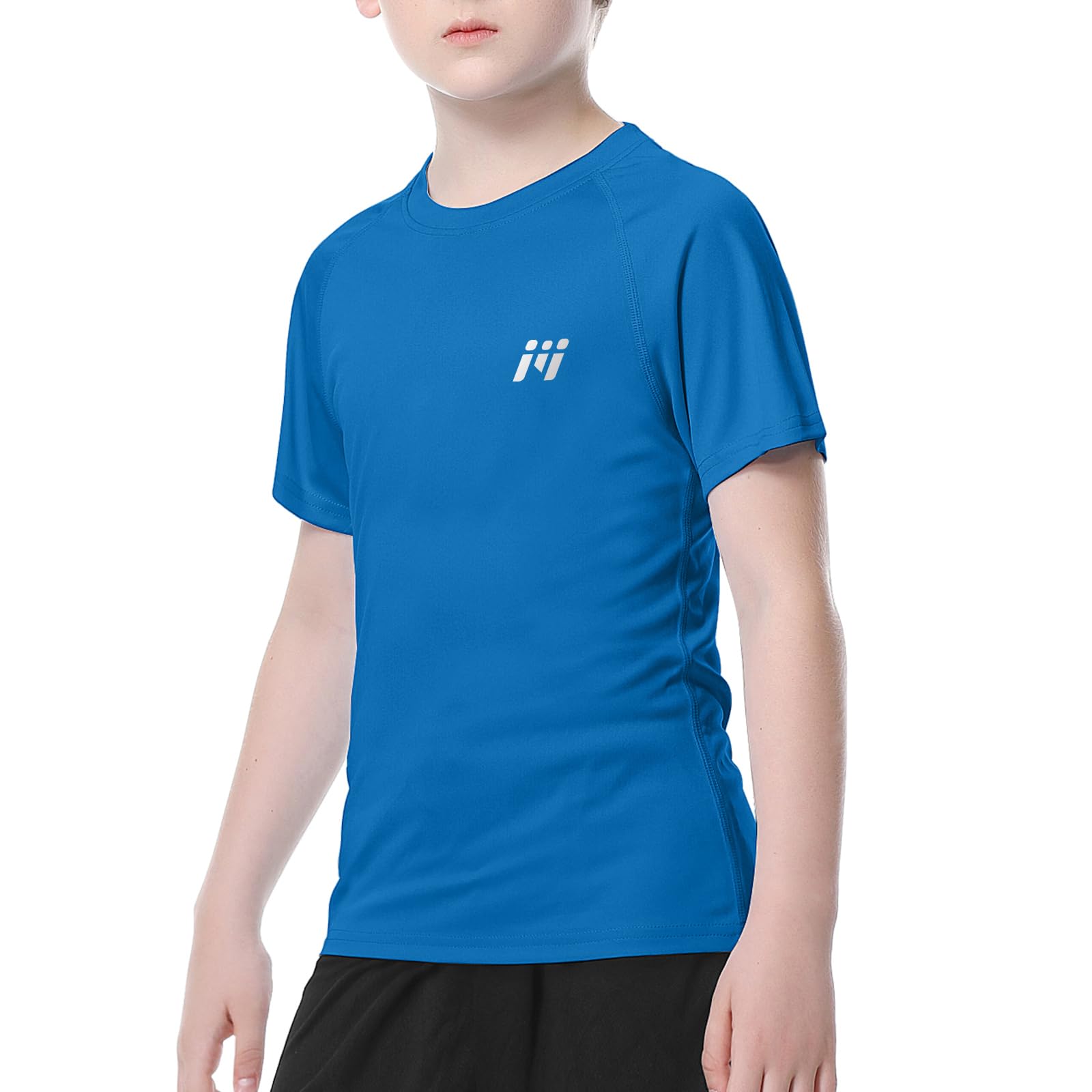 MEETWEE UPF50+ Protection UV Short Sleeve Swim Rash Guard Children's Quick Dry T