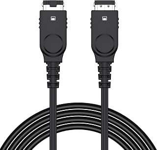 Vanjua Link Cable for GBA, Replacement 2 Player Link Cable Connect Cord Compatible with Nintendo Gameboy Advance SP/Gameboy Advance, for GBA & GBA SP 3.9FT