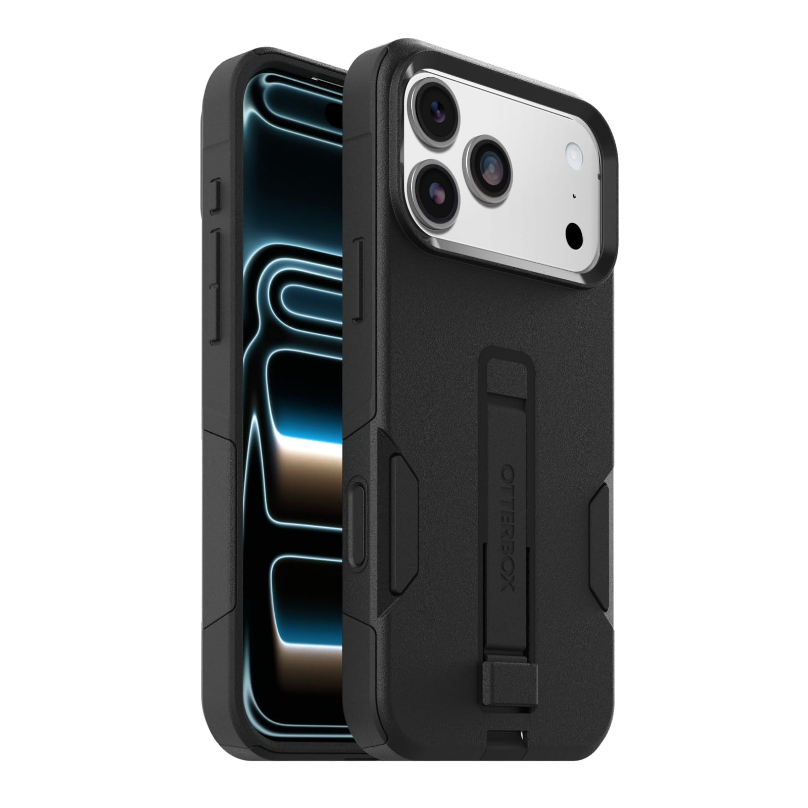OtterBox Cover Commuter Grip MagSafe per iPhone 18 Pro Max/17 Pro Max, Nero