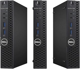 Dell Optiplex 3050 USFF Micro Mini PC Computer Intel Core i5-7500T Wi-Fi Windows 11 Pro (16GB - 128GB SSD) (Renewed)