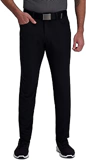 Haggar The Active Series Slim Fit Flat Front Pant – Men's Trousers