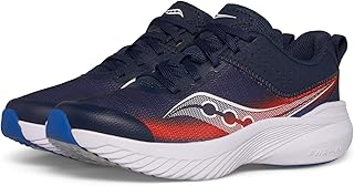 Saucony Kinvara 14 Unisex Kids Lace Up Pointed Toe Trainers