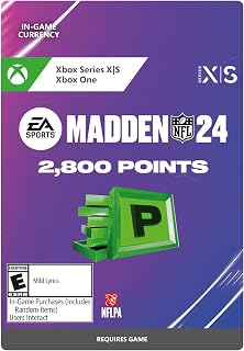 MADDEN NFL 24: 2800 MADDEN POINTS - Xbox [Digital Code]