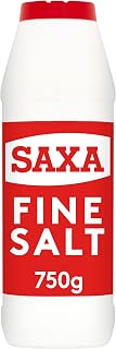 Saxa Fine Table Salt for Table & Cooking, 750 g Drum (1-Pack) | Versatile Seasoning, Pure Sea Salt, Essential Kitchen Item, Convenient Packaging