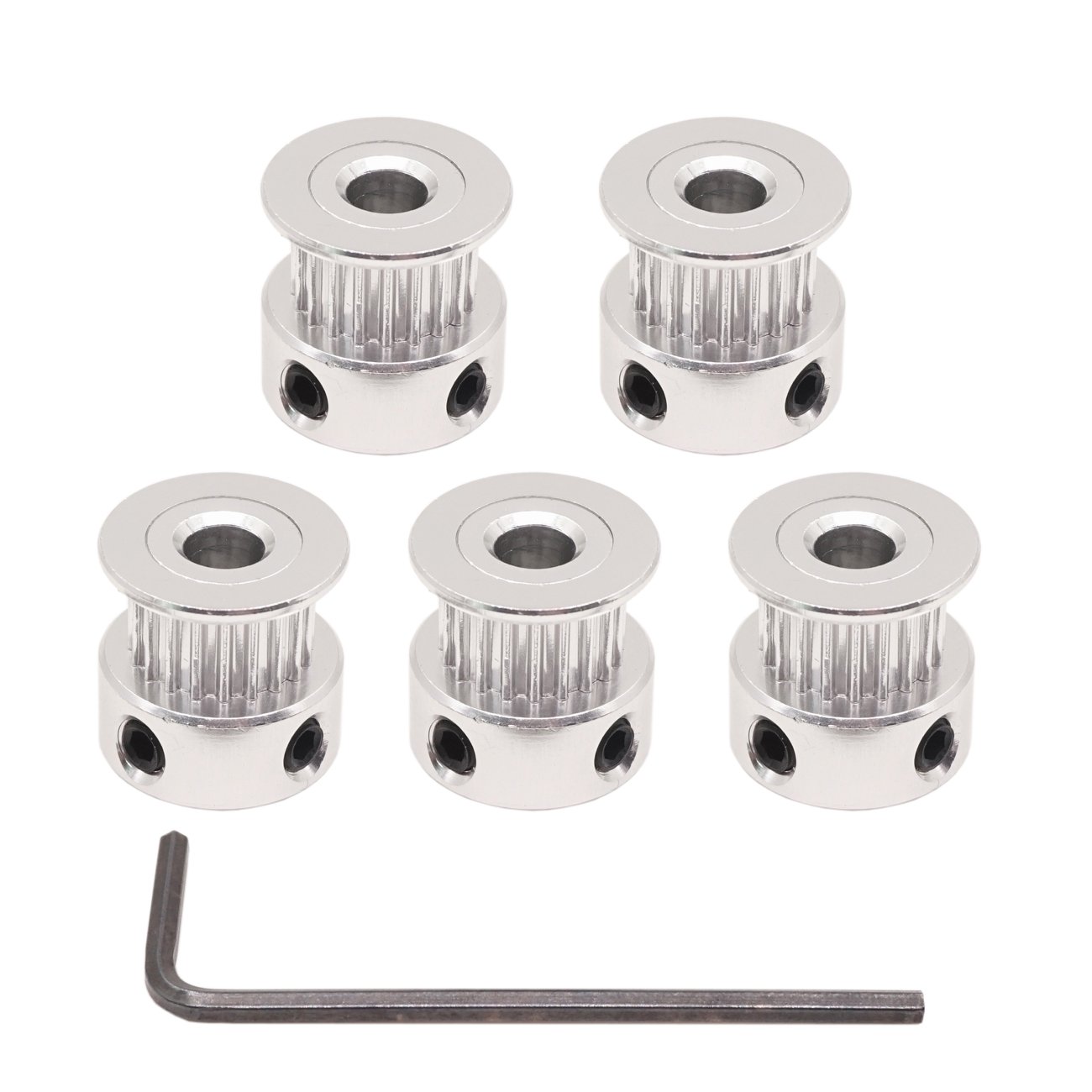 WINSINN GT2 Timing Belt Pulley 20 Teeth, 5mm Bore, for 6mm Width Belt - Ideal fo