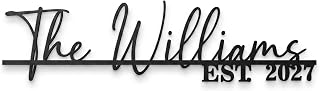 Custom Metal Name Sign, Personalized Family Name Sign, Last Name Sign