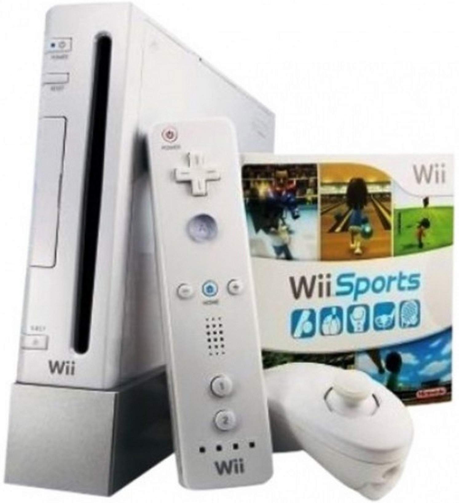 Wii Console w/ Bonus Wii Sports Resort & Wii MotionPlus Bundle (Renewed)