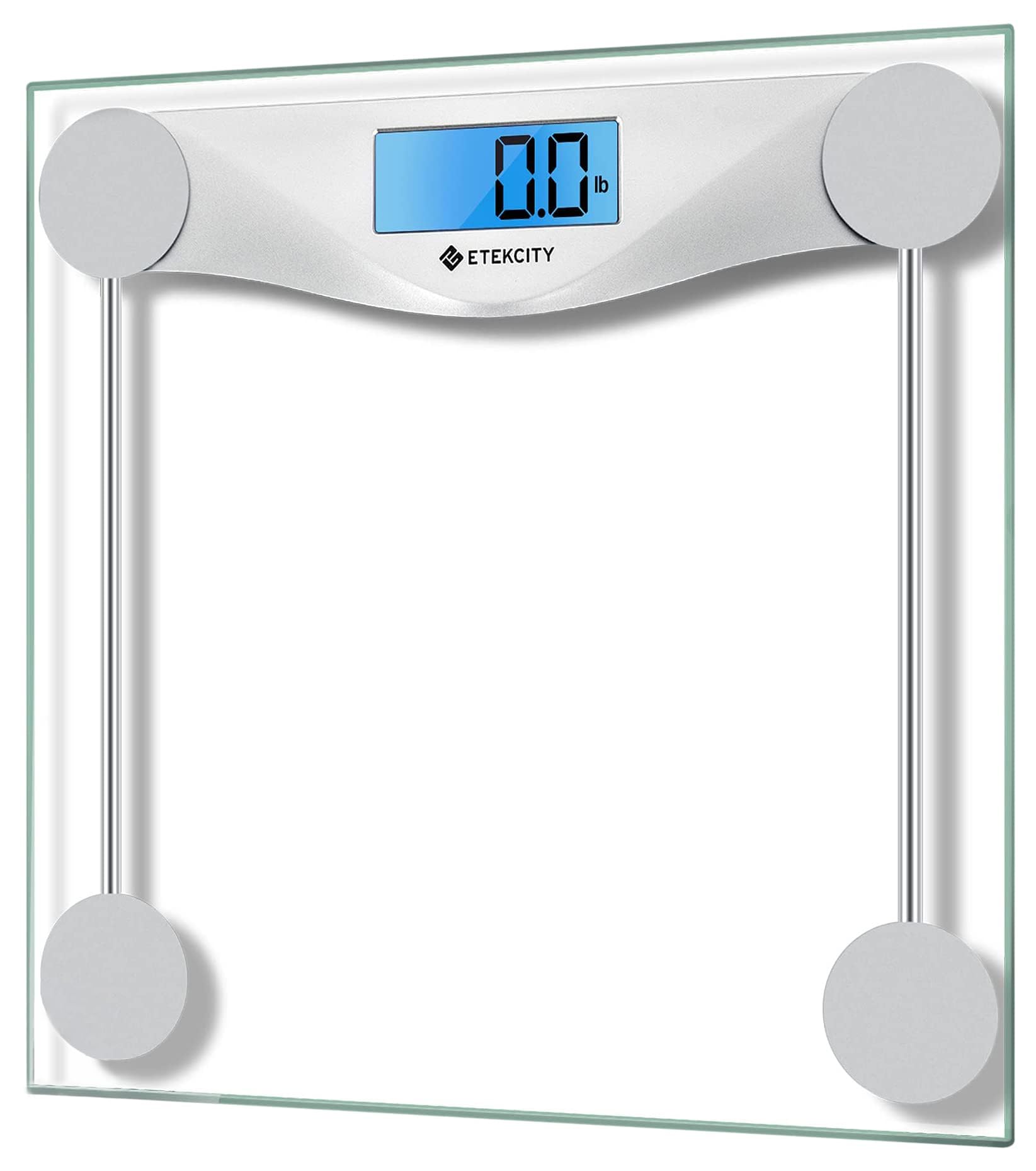 Etekcity Digital Body Weight Bathroom Scale, 6mm Tempered Glass, 400 lbs | Large