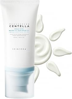 SKIN1004 Hyalu-Cica Water-Fit Sun Serum UV, SPF 50 Sunscreen, 1.69 fl.oz | UV Protection Centella Sunscreen for Face with Hyaluronic Acid, Lightweight, No White Cast, Korean Skin Care