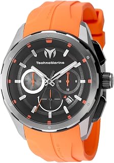 Technomarine Ocean - Nomad TM-318099 Men's Watch - Waterproof - Analogue - Quartz Movement - Stainless Steel with Black Dial - 43 mm
